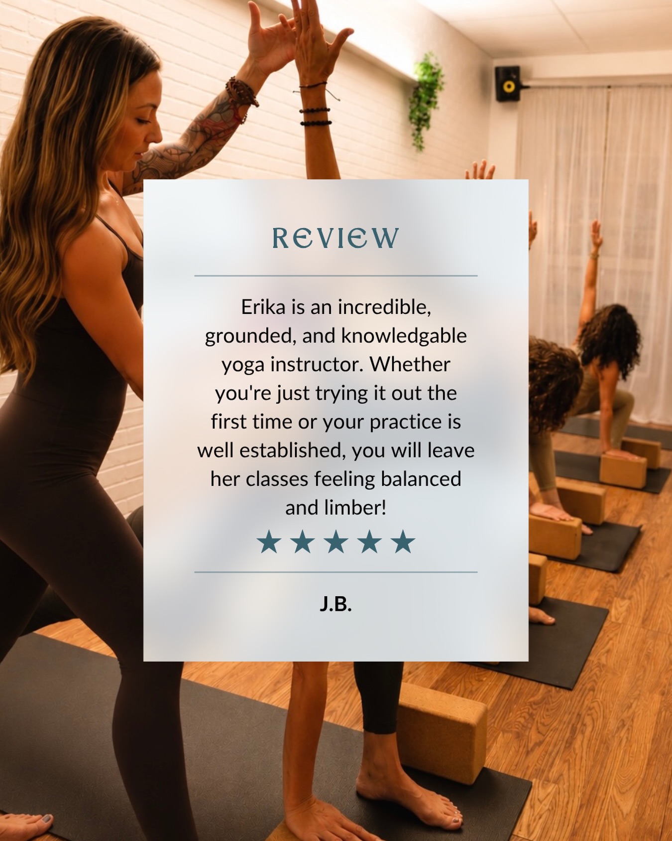 Behind every review is a real person, a real story, and a genuine reminder of why I love what I do.

If our orbits have crossed on the mat, a review is one of the most meaningful ways you can support Feather & Stone Yoga. Thank you all for trusting me with your yoga practice and helping this community expand. 🪶🪨💫