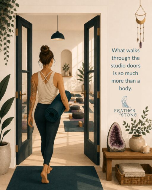 At Feather & Stone, yoga meets you where you are.

Not where you think you should be.
Not where you used to be.
Not where someone else expects you to be.

Just here in this moment.

What I cherish most about teaching isn’t the poses; it’s holding space for every person to feel safe enough to arrive exactly as they are, no matter what they may be carrying on their shoulders.

Join me for a group class or private sessions in Sarasota 🪶🪨 

#yoga #sarasota #srq #sarasotayoga #yogateacher